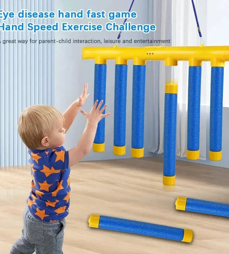 Challenge Falling Sticks Game Kids Stick Catching Toy Training Reaction Ability Educational Parent-Child Interactive Toy Sports