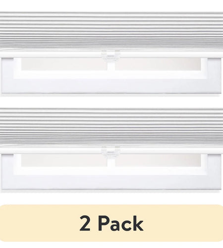 Cordless Polyester Light Filtering Cellular Shade, White, 29" X 72"